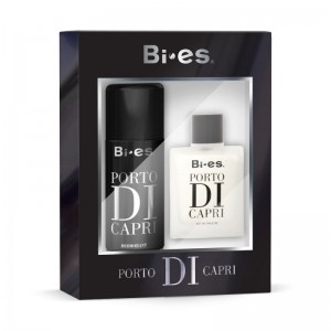 Мъжки подаръчен комплект Porto di Capri  – парфюмна вода 100 ml и дезодорант 150 ml – Bi-es