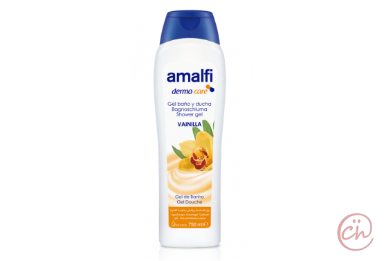 Хидратиращ душ-гел за тяло Ванилия 750ml - Amalfi
