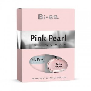 Дамски подаръчен комплект Pink Pearl - парфюмна вода 50ml и дезодорант 150ml - BI-ES