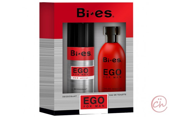 Мъжки подаръчен комплект Ego Red - парфюмна вода 100ml и дезодорант 150ml - BI-ES
