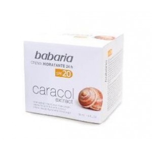 Хидратиращ крем за лице против бръчки с екстракт от охлюв SPF20- Babaria
