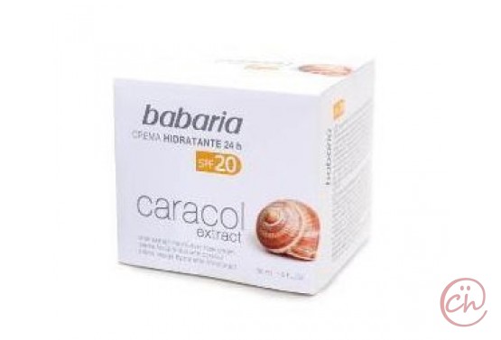 Хидратиращ крем за лице против бръчки с екстракт от охлюв SPF20- Babaria