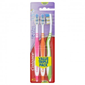 Четки за зъби Colgate Zig Zag 3 бр. – Colgate