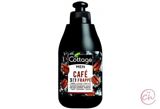 Душ-гел за мъже 3в1 Cafe Frappe - Cottage