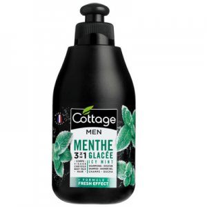 Душ-гел за мъже 3в1 Icy Mint Fresh - Cottage
