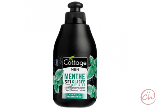Душ-гел за мъже 3в1 Icy Mint Fresh - Cottage