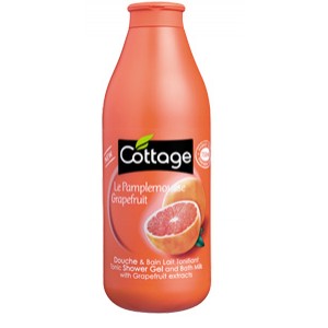 Душ гел и пяна за вана 2 в 1 с тонизиращ ефект Червен грейпфрут 750ml- Cottage
