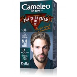 Безамонячна крем боя за коса за мъже - Светло кестеняво - Cameleo - Delia