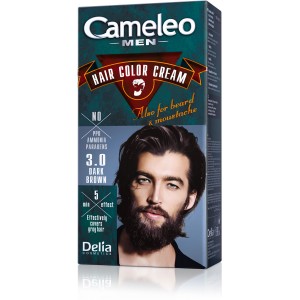 Безамонячна крем боя за коса за мъже - Тъмно кестеняво - Cameleo - Delia