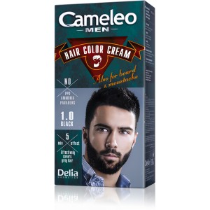 Безамонячна крем боя за коса за мъже - Черно - Cameleo - Delia