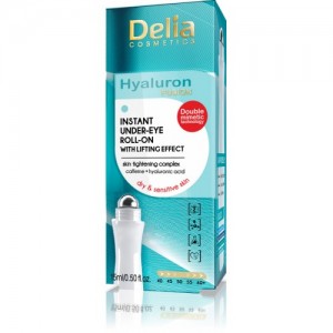Околоочен крем рол-он против бръчки и тъмни кръгове Hyaluron Fusion – Delia