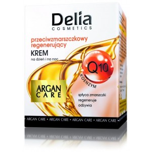 Дневно-нощен крем за лице против бръчки с Q10 – Delia