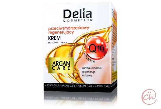 Дневно-нощен крем за лице против бръчки с Q10 – Delia