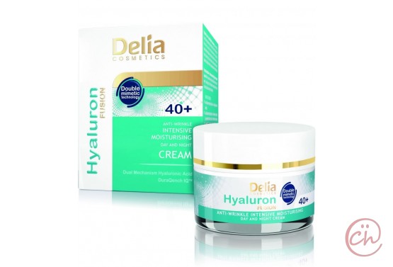 Крем за лице против бръчки Hyaluron Fusion 40+ – Delia