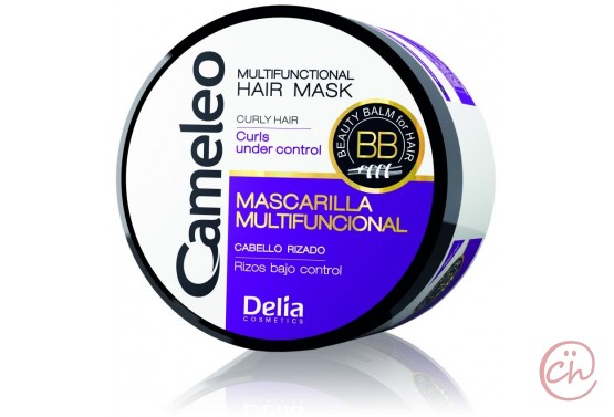 Възстановяваща маска за къдрава и чуплива коса с кератин и арган Cameleo – Delia