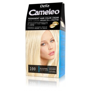 Трайна крем боя за коса с Арганово масло Cameleo – Изсветлител 100 – Delia