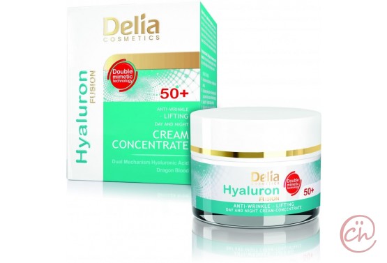 Крем за лице против бръчки Hyaluron Fusion 50+ – Delia
