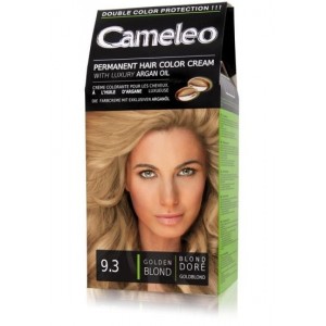 Трайна крем боя за коса с Арганово масло Cameleo – Златно русо 9.3 – Delia