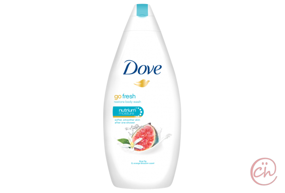 Подхранващ душ-гел със смокиня Dove Go Fresh – Dove