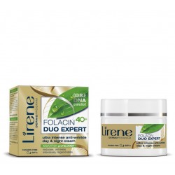 Интензивен омекотяващ дневен/нощен крем за лице Folacin Duo Expert 40+- Lirene