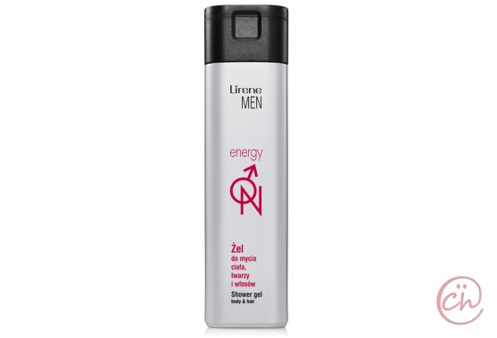 Мъжки душ-гел за коса и тяло Energy- Lirene MEN