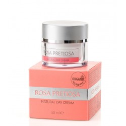 Натурален дневен крем за лице с българско розово масло Rosa Pretiosa – Natural Cosmetic