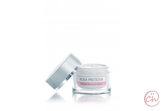 Натурален регенериращ крем за деколте и шия с розово масло Rosa Pretiosa – Natural Cosmetic