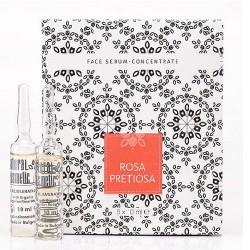 Натурални хидратиращи ампули - серум за лице с маслодайна роза Rosa Pretiosa Lux – Natural cosmetic 
