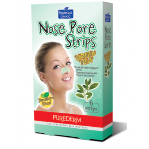 Почистващи лепенки за нос "Зелен чай" - Purederm