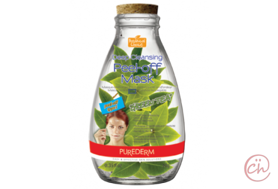 Дълбоко почистваща отлепяща маска за лице със Зелен чай - Purederm