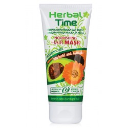 Подхранваща маска за коса с Авокадо и Невен Herbal Time – Rosa Impex