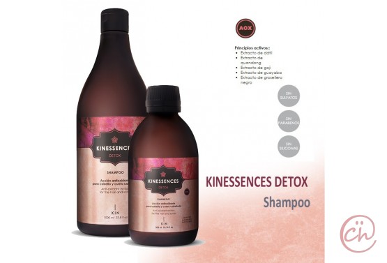 Защитен шампоан за за боядисана коса Kinessences Detox 1000 ml – KIN